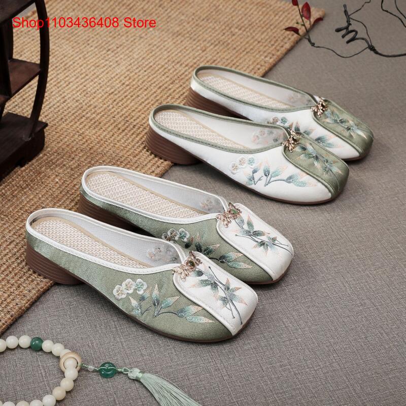 Novos Chinelos Bordados para C - Ethnic Fashion Women avaliação e preço