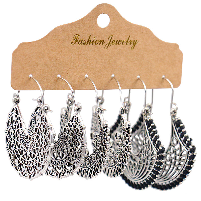 Antigo sliver-banhado oco liga - Ethnic Fashion India avaliação e preço