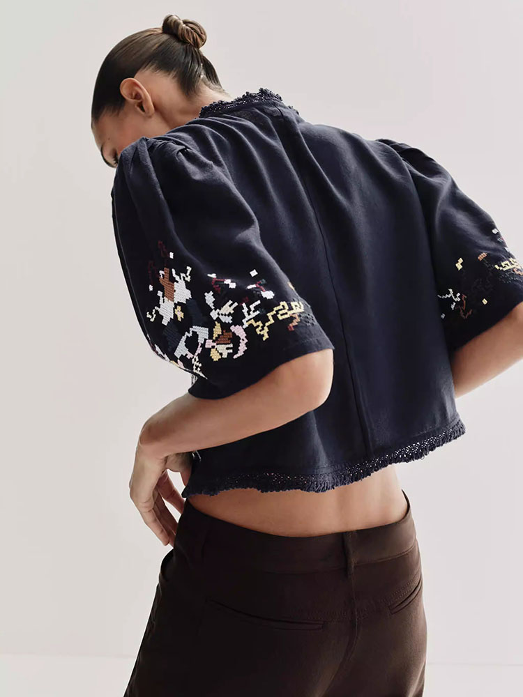 Nova Blusa Feminina de Verão S - New Ethnic Fashion avaliação e preço