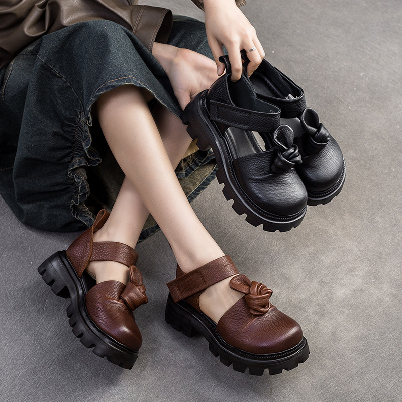 Sapatos de Plataforma com Nó É - Ethnic Fashion Women avaliação e preço