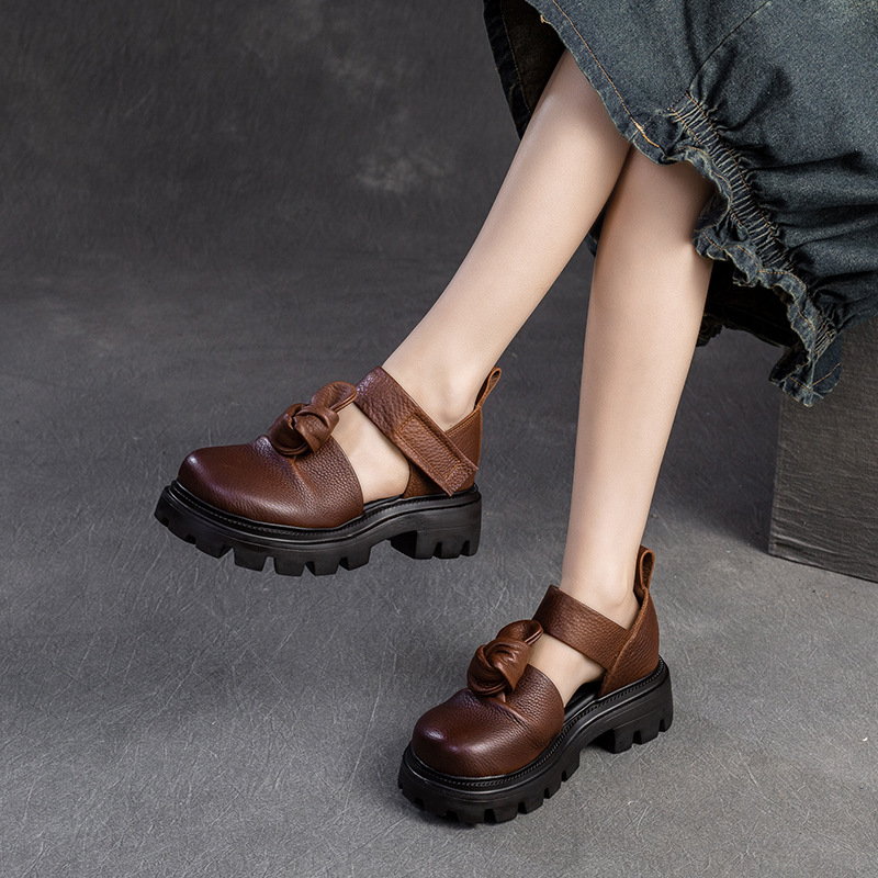 Sapatos de Plataforma com Nó É - Ethnic Fashion Women avaliação e preço