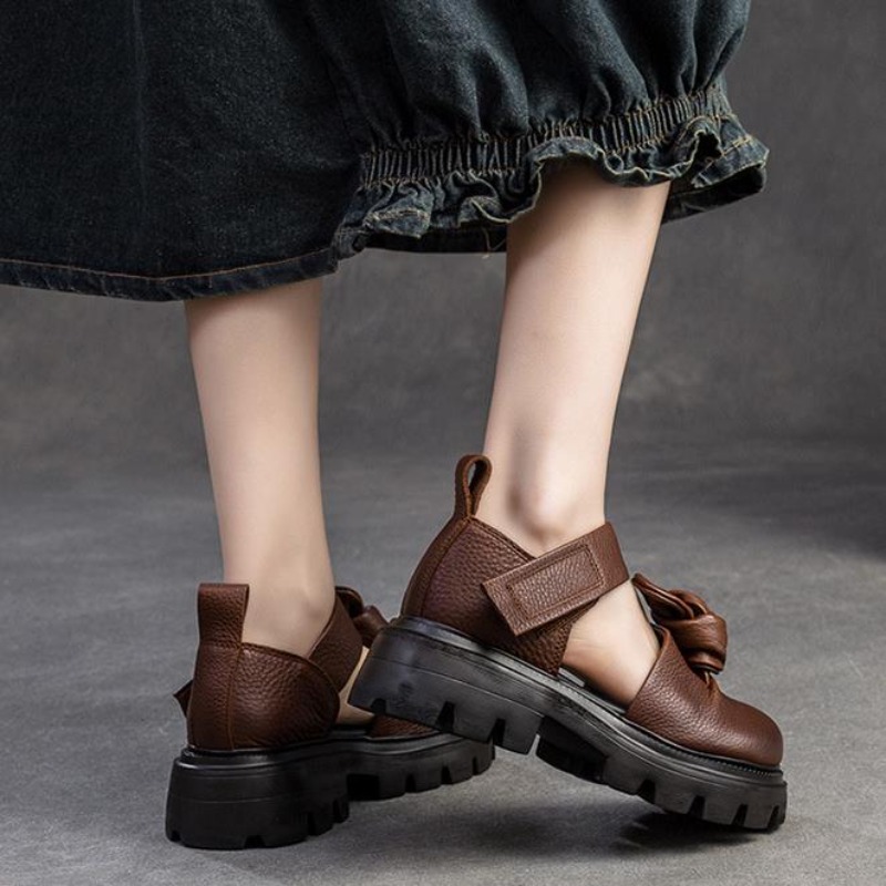 Sapatos de Plataforma com Nó É - Ethnic Fashion Women avaliação e preço